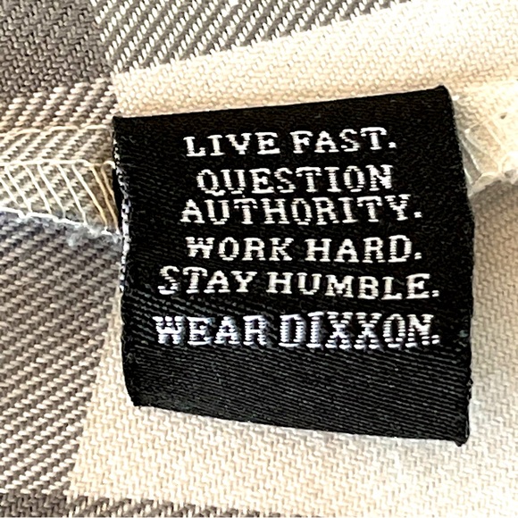 DIXXON Women’s ADAM’S POLISHES RINSER Plaid Flannel Shirt Limited Edition Size S - Picture 12 of 13